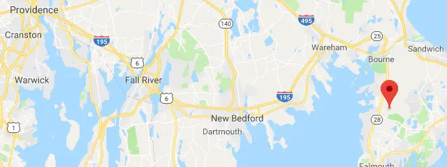 Map of USCG Cape Cod MWR RV Park